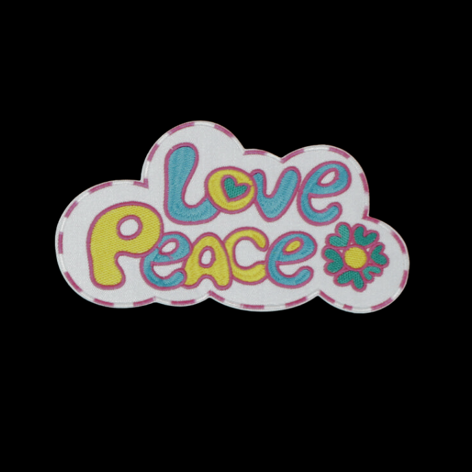 Love Peace Cloud Patch image 0