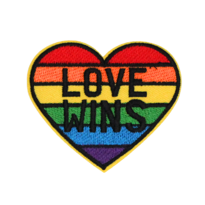 Love Wins Patch (Small/Embroidery) image 0