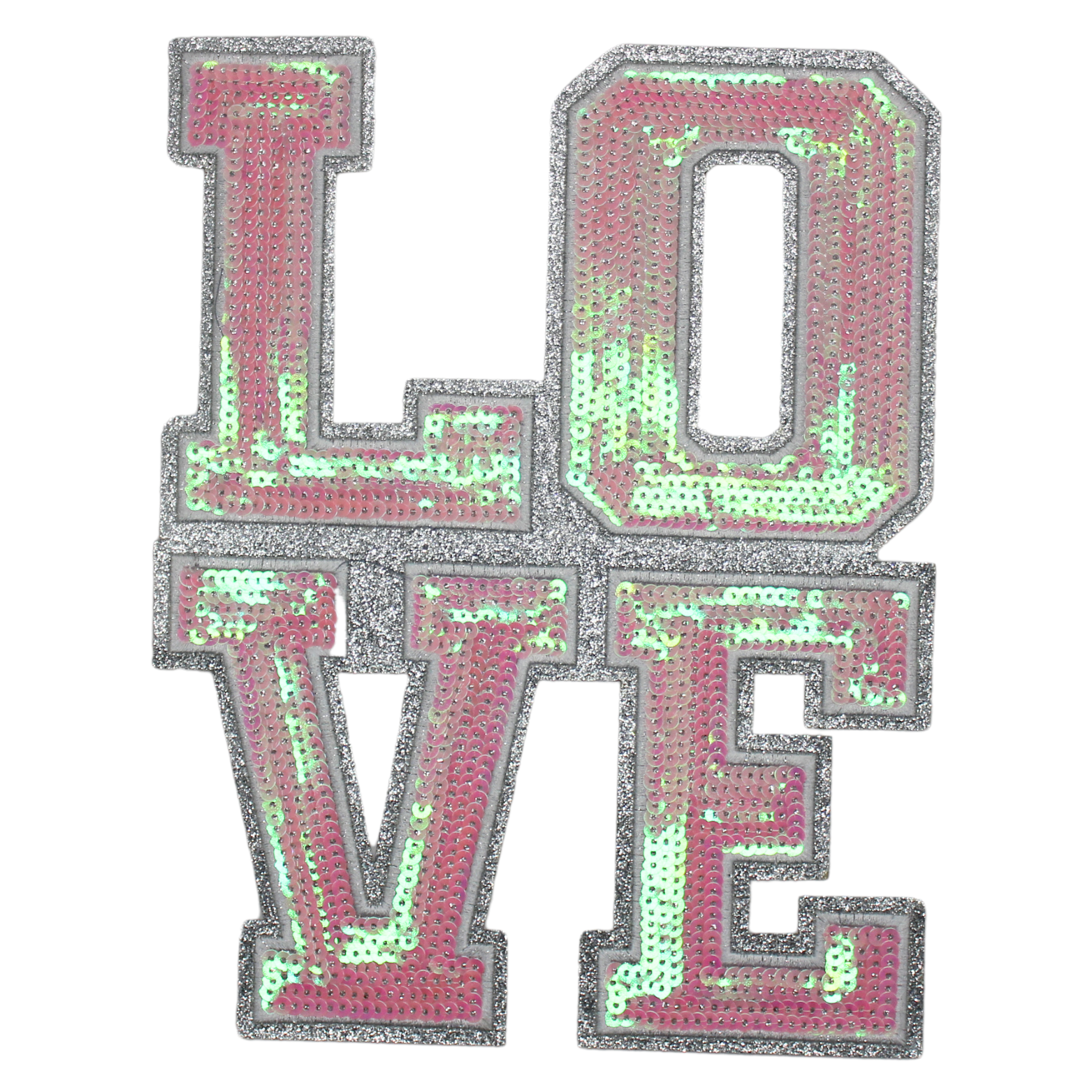 Love Pink Patch (Large/Sequin) image 0
