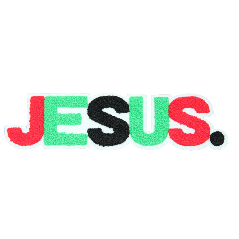 Jesus Multicolor Patch (Large/Chenille) image 0
