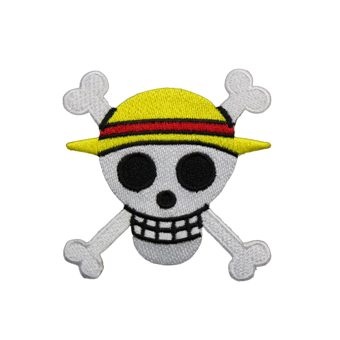 Skull White Patch (Small/Embroidery) image 0