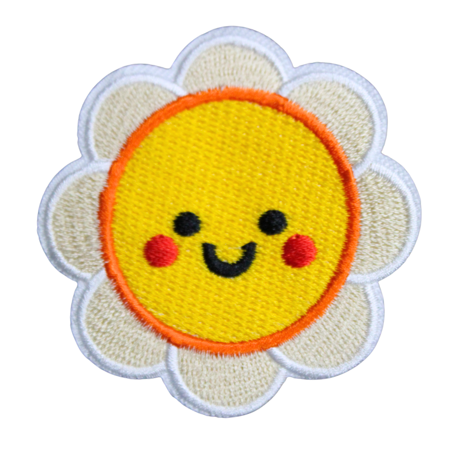 Smiling Flower Patch (Small/Embroidery) image 0