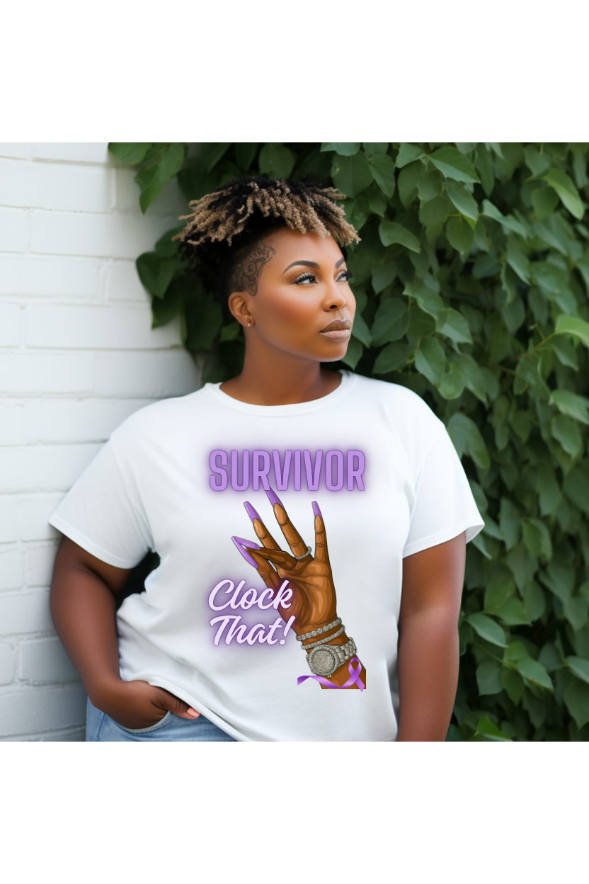 Clock That "Survivor" Tee image 0