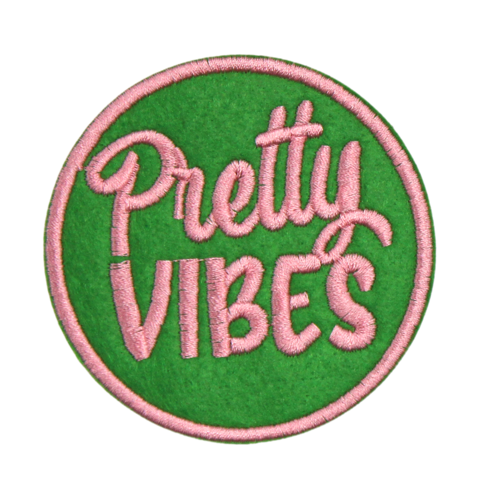 Pretty Vibes Patch (Small/Embroidery) image 0