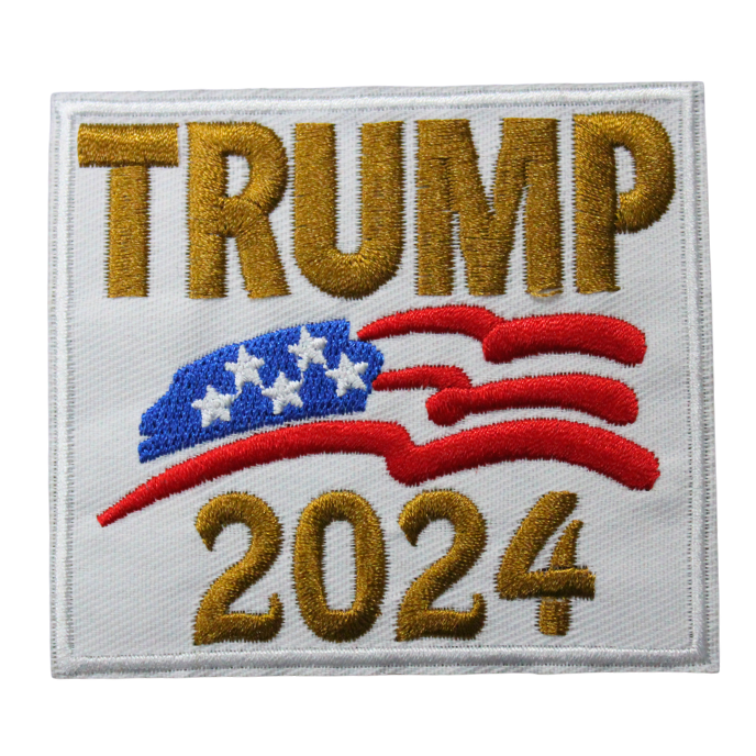 Trump 2024 Patch (Small/Embroidery) image 0