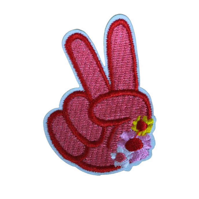 Peace Hand Patch (Small/Embroidery) image 0