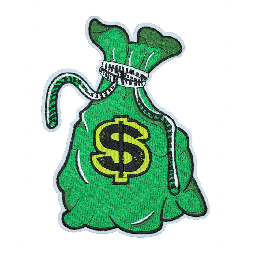 Money Bag Patch (Large/Embroidery) image 0