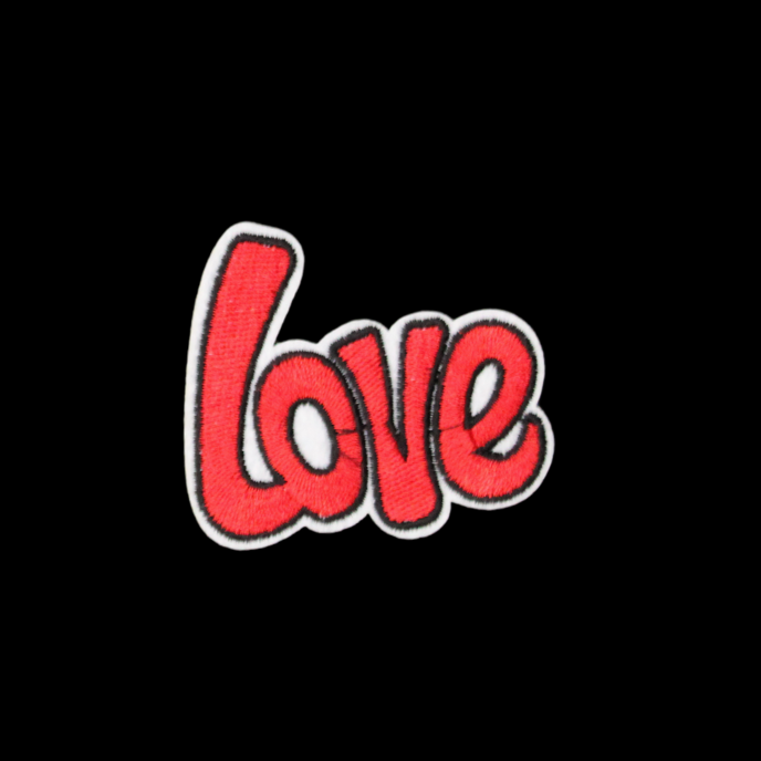 Love Red Patch (Small/Embroidery) image 0