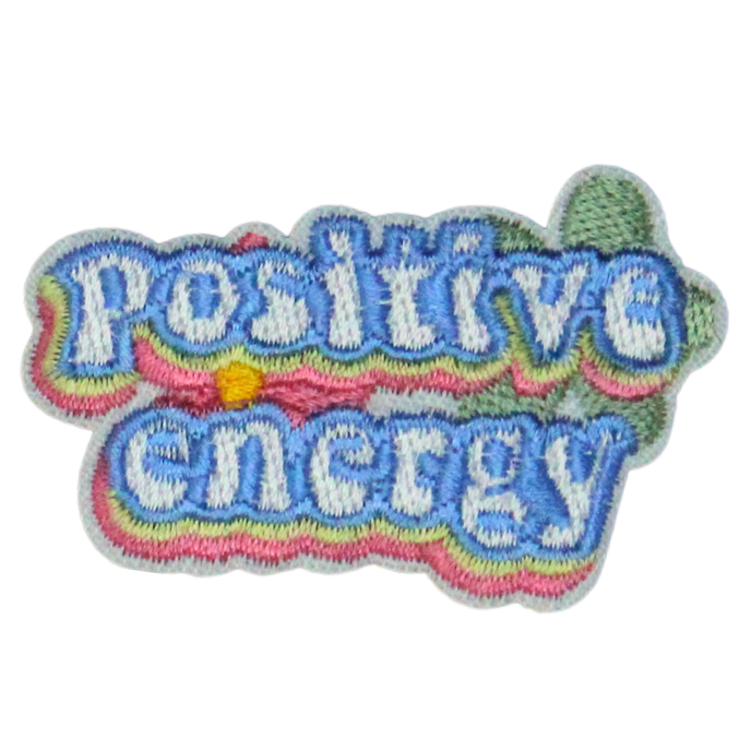 Positive Energy Patch (Small/Embroidery) image 0