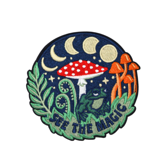 See The Magic Frog Patch(Small/Embroidery) image 0