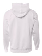 A4 Sublimation White Sprint Fleece Hoodie